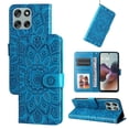 thumbnail image 3 of Funda tipo cartera GANGXUN para Motorola Moto G56 , diseño girasol, cuero PU, soporte, cierre magnético, tarjetero, 3 of 5