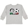 thumbnail image 3 of Inktastic Go, Italy Soccer, Football Boys or Girls Long Sleeve Toddler T-Shirt, 3 of 5
