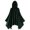 Green, variant on EDFBUYKRS Female Long Sleeve Hoodie Cape Women Hollween Cloak Fashion Solid Hooded Coat Matching Sweatshirt Outerwear Garment Xxl