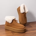 thumbnail image 3 of BURUDANI Women's Fuzzy Warm Ankle Winter Snow Boots, 3 of 6