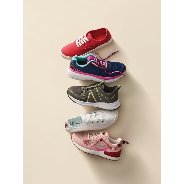 Time and Tru Women's Casual Lace Up Sneakers - 1 Each