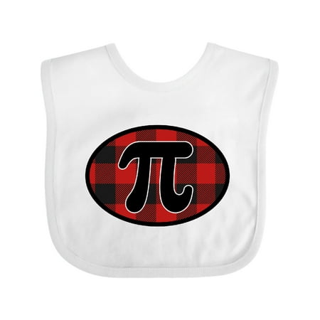 

Inktastic Pi Day Buffalo Plaid Gift Baby Boy or Baby Girl Bib