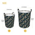 thumbnail image 2 of Lsque Dinosaur In The Space pattern Laundry Hamper Basket, Tall Woven Rope Hamper Basket for Clothes, Lightweight Storage Basket, Collapsible Waterproof-Medium, 2 of 8