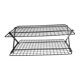 thumbnail image 1 of Rejilla de enfriamiento para hornear, plegable, para tartas, fácil de limpiar, para el hogar, cocina, almacenamiento 2 niveles, 1 of 8