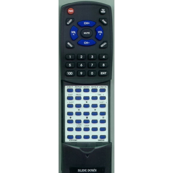 Replacement Remote for SAMSUNG 69099-633-107, 69099633107, RTAC9310038G, 633107, VR3705