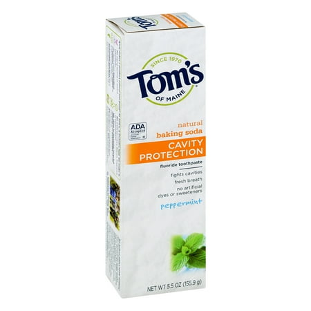 Tom's Of Maine Cavity Protection Toothpaste Peppermint, 5.5 OZ