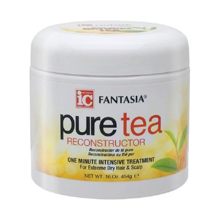 IC Fantasia Pure Tea Shampoo Reconstrutor Extreme Dry Hair Scalp Origina 16 Oz