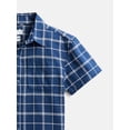 thumbnail image 3 of Wonder Nation Boys' Button Front Cotton Shirt with Short Sleeves, Sizes 4-18 & Husky, 3 of 3