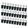 thumbnail image 3 of SHISUYAN 60 PCS Drapery Iron Rings Anti-skid Curtain Clips with Hooks (Black), 3 of 8