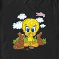 thumbnail image 2 of Men's Looney Tunes Tweety and Chocolate Bunnies  Graphic Tee Black Small, 2 of 5
