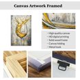 thumbnail image 5 of ZHONGYUTONG Wine Canvas Wall Art for Kitchen Prints Yellow Wine Glass Picture Modern Kitchen Restaurant Dinning Room Bar Wall Decor Framed (12.00" x 18.00"), 5 of 5