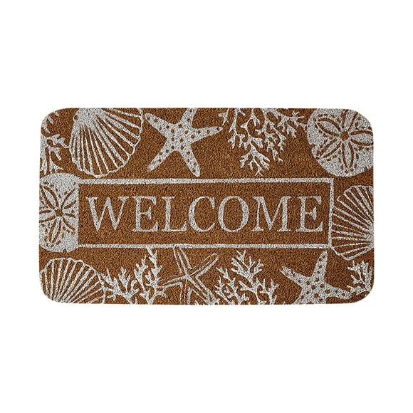 16x24 Inch Coir Doormat Outdoor Entrance Doormats Outdoor Welcome Outdoor Rug Low Profile Porch Patio Entrance Mat, Non Slip Outside Mat Sturdy Door Mats for Home Entrance Outdoor Indoor