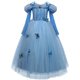 thumbnail image 1 of Vestido de princesa para niñas, disfraz de Blancanieves, manga abullonada, fiesta de cumpleaños, Verano Fivean unisex, 1 of 2