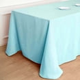 thumbnail image 3 of Efavormart 10PCS 90x132" LIGHT BLUE Wholesale Rectangle Polyester Tablecloth Linen Wedding Party Restaurant Tablecloth, 3 of 10