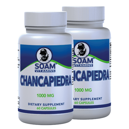 Chanca Piedra Fruit 2000 mg - Kidney Support Supplement - Bladder Control Supplements - Natural Supplement - Free Gluten - Free Wheat - 120 Capsules - SOAM