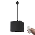 thumbnail image 1 of FSLiving H-Type Tracking Light Stepless Dimming Remote Control 4 Color Temperatures 3.2 Ft Cord 24W LED Spot Light Square Black Metal Shade Track Lighting for Corridor Home Office(No Track)-1 Pack, 1 of 7