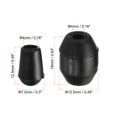 thumbnail image 2 of REGALWOVEN Kitchen Sink Rack Feet, Plastic Sink Protector Feet with Bumpers Cover Black, 2 of 7