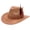 Gold, variant on QASIEATN Elegant Western Style Fedora Hat for Women and Men Fashion Feather Ornament Jazz Hat Church Party Solid Color Panama Hat