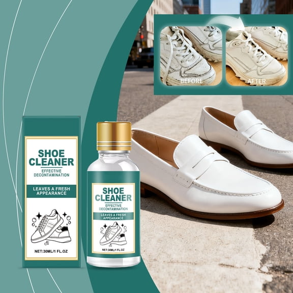 Portable Sneaker & Shoe Whitening Cleaner Pen – Targeted Gel Formula For Spot Cleaning & Brightening White Rubber Soles, Mid-Soles & Canvas, Removes Scuffs & Dirt For A Fresh Look