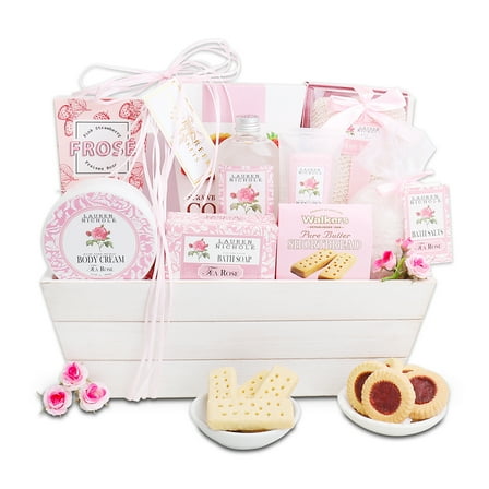 Alder Creek Gift Baskets Roses for Relaxation Gift Basket (10 Items)