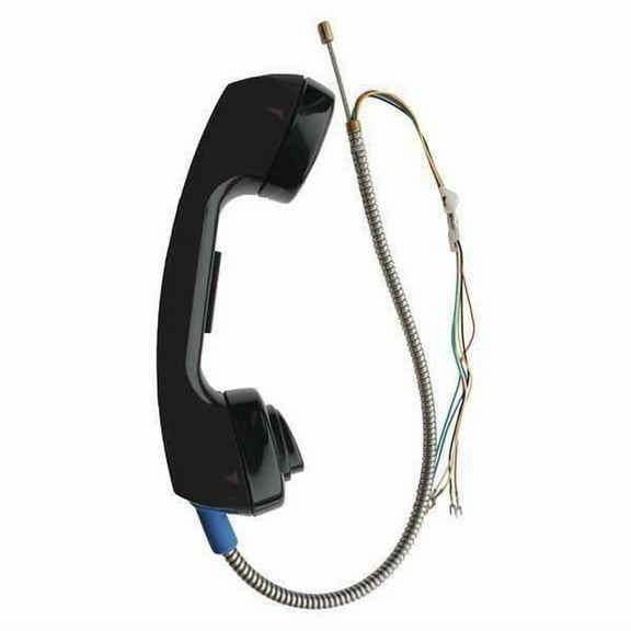 Hubbell Gai-Tronics Handset Kit,Black,Plastic 10117-001