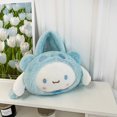 thumbnail image 1 of Bolso de mano Kawaii Sanrio para mujer, bolsa de hombro de felpa, Melody Kuromi Cinnamoroll, moda femenina, bolsos de mensajero, monederos, regalos de navidad, 1 of 4
