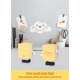 thumbnail image 2 of Biscuit Lamp, Rechargeable Small Lamp Desk Decor with Smile Face Cute Biscuit Shape Room Decor Night Light for Bedroom, Bedside, Living Room, Dining, Desk Decorations, Gift, 2 of 5