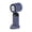 blue, variant on USB Rechargeable Handheld Folding Fan with 3 Speed and Phone Holder