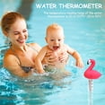 thumbnail image 4 of Termómetro de piscina flotante Termómetro de piscina de flamenco Termómetro de agua flotante, para todas las piscinas exteriores e interiores Spas Whirlpool JAMW Sencillez, 4 of 5