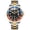 Black Gold, variant on Mens Watches, Silver Dress Gold Classic Luxury Big Large Face Waterproof Watches for Men, Analog Two Tone Stainless Steel Men Wrist Watch with Date Relojes De Hombre , Green/Blue/Black Dial