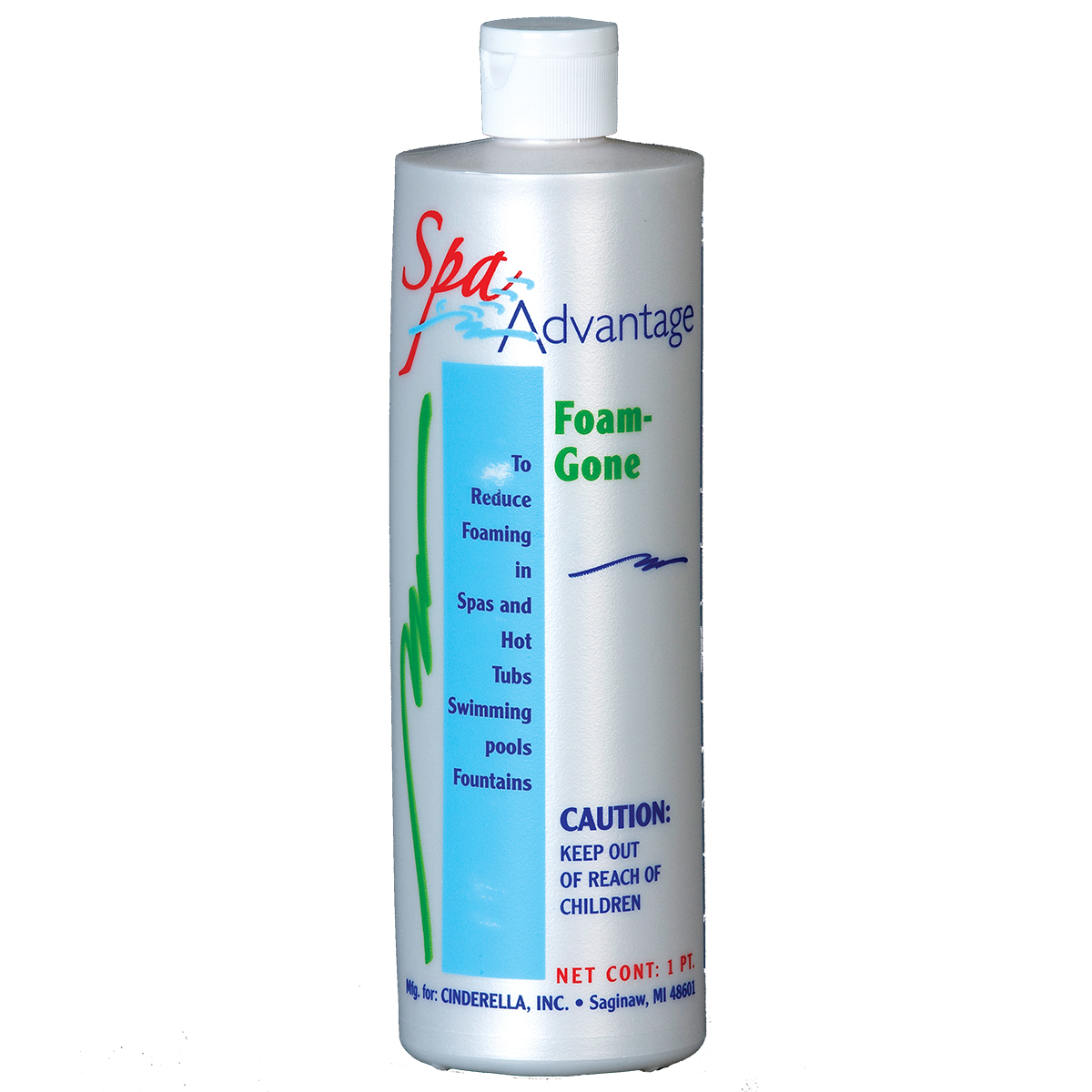 Spa Advantage 1 Pint Spa Foam Gone AntiFoaming Agent