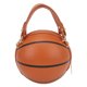 thumbnail image 1 of Bolso de Hombro de Baloncesto para Mujer, Bolso Cruzado de Cuero de Pu Con Hombro Redondo para Mujer, 1 of 7