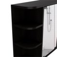thumbnail image 4 of Tuhome Black Modern- Material -Engineered Wood Milan Medicine Cabinet, 4 of 8