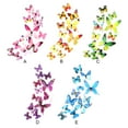 thumbnail image 3 of Cateissary Pegatinas de mariposas decoración del hogar sala de estar adorno de fondo 3D diseño de escena interior calcomanías de pared papel Decoración del hogar Azul, 3 of 6
