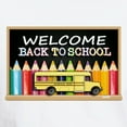 thumbnail image 3 of CafePress - WELCOME BACK TO SCHOOL BUS T Shirt - Men's White Classic Cotton T-Shirts, 3 of 4