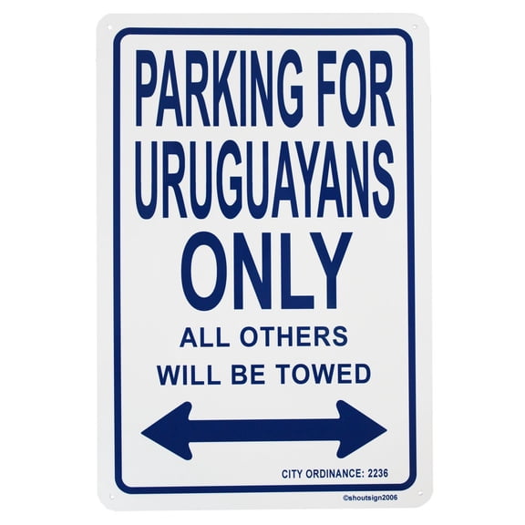 Uruguay Parking Sign