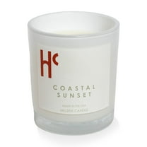 Hillside Candle Coastal Sunset Single Wick Soy Candles, Luxury Scented Candles for Home - Up to 60 Hour Burn Time, Cruelty-Free Soy Wax Blend - Bergamot Fragrance, Notes of Pomelo & Orange (9 oz)