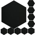thumbnail image 1 of 12 pegatinas decorativas de pared multifuncionales con aislamiento acústico hexagonales para bricolaje, 1 of 6