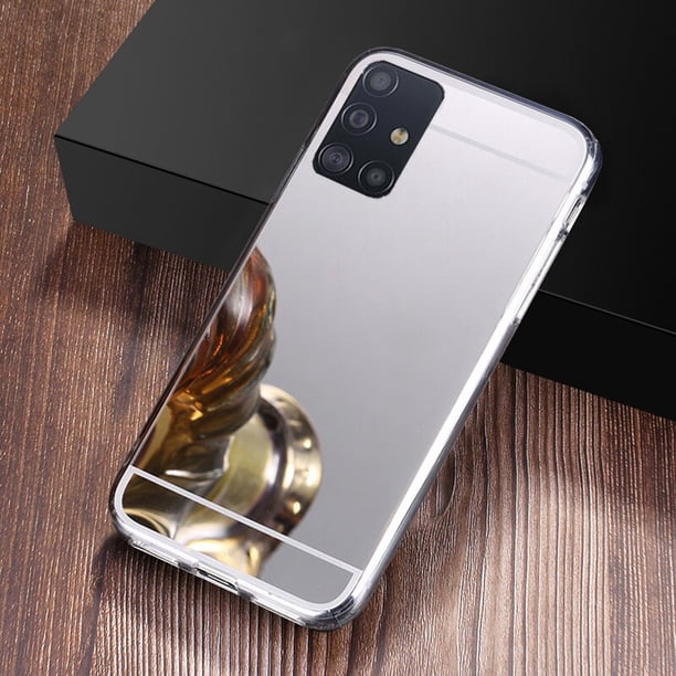 Funda de TPU suave espejo para Samsung Galaxy A51 A20 A30 A50 A10S A11 A31 A21S A12 A32 A52 A72 S22 S20FE S21, funda ultratransparente Tan Jianjun unisex