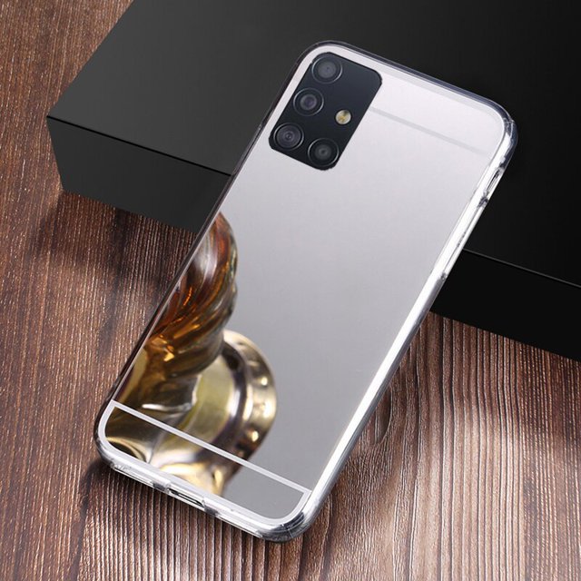 Funda de TPU suave espejo para Samsung Galaxy A51 A20 A30 A50 A10S A11 A31 A21S A12 A32 A52 A72 S22 S20FE S21, funda ultratransparente Tan Jianjun unisex