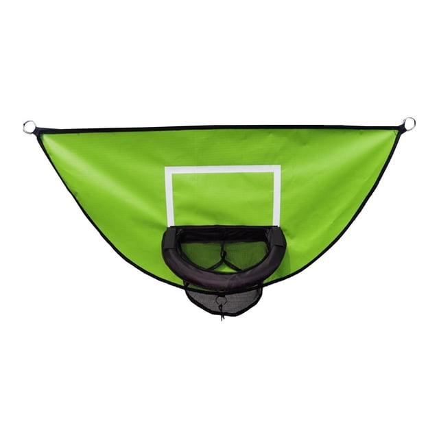 Lipstore Panier de Basketball pour Trampoline Support Universel de Basketball, Installation Facile Vert