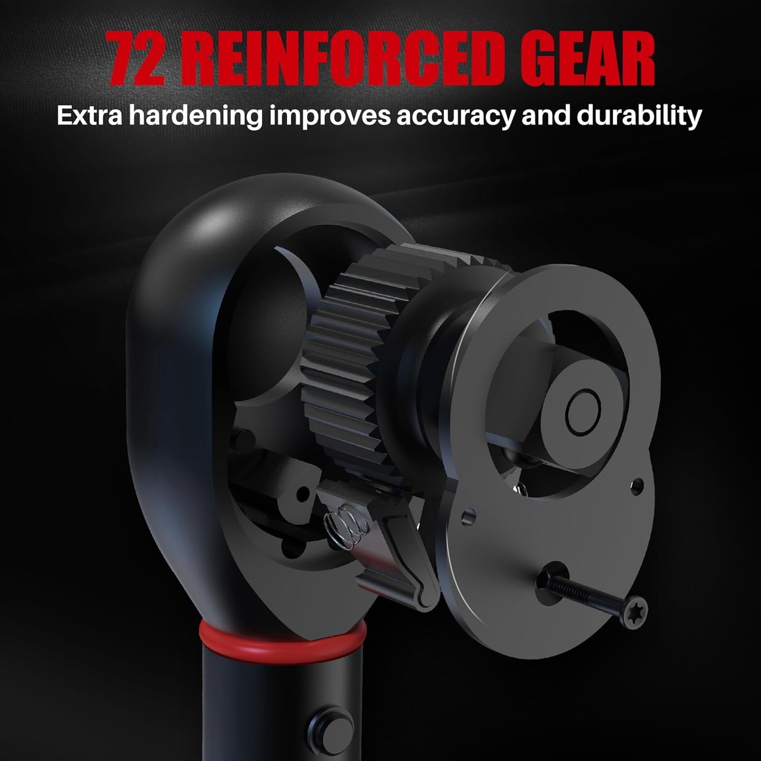3/8-Inch Drive Click Torque Wrench - 5-45 Ft-Lb/6.8-61Nm, Dual-Direction Adjustable 72  Click Torque Wrench with Dual Range Scales, High 3% Precision for ,  and  Repair