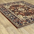 thumbnail image 2 of Oriental Weavers Lilihan Area Rug 2062R Traditional Red Blocks Rings 5' 3" x 7' 6" Rectangle, 2 of 3