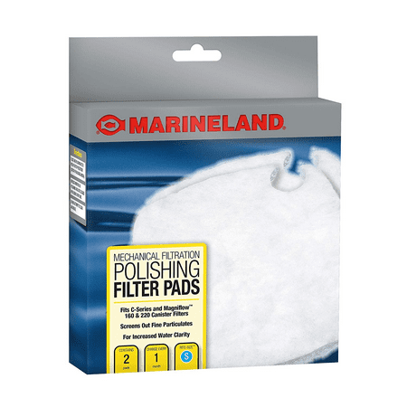 Marineland Polishing Filter Pads, Mechanical Filtration For Canister Filters, Fits 360