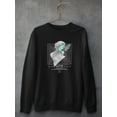 thumbnail image 3 of Abstract Woman Statue Techno Sweatshirt Men -Image by Shutterstock, Male 5X-Large, 3 of 4