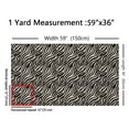 thumbnail image 3 of Castle Fairy Zebra Print Fabric by the Yard 5 Yard,Black Wheat Sewing Fabric,Woodland Animal Fabric for Sewing,Microfiber Teens Bedroom Decor, 3 of 6