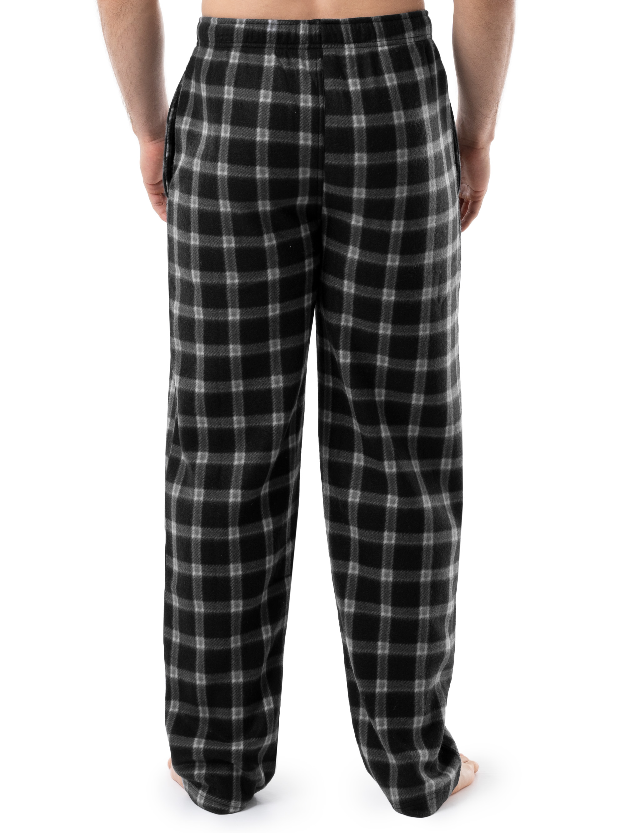 Fruit of the Loom Men's Plaid Fleece Pajama Pants, 2-Pack photo 2