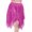 Hot Pink, variant on Gifts Dianli Dancewear Women Solid Color Highlight Performance Skirt Flowy Half Skirt Stage Dance Costume Sparkle Trim Elastic Waist Festival Party Performance Skirts