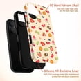 thumbnail image 4 of Cute Fruit Pattern Phone Case, Colorful Watermelon, Kiwi, Peach, Cherry iPhone Cover, Playful Summer Fruit Design for iPhone 16 15 14 13 12 11 Pro Max Mini Plus, 4 of 6