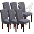 thumbnail image 1 of Waterproof Dining Chair Covers, Chair Covers for Dining Room, Stretch Chair Covers Parsons Chair Slipcover, Removable, Washable for Dining Room Kitchen Chair Protector Cover, 1 of 9